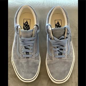 Brand New Sky Blue Suede Vans